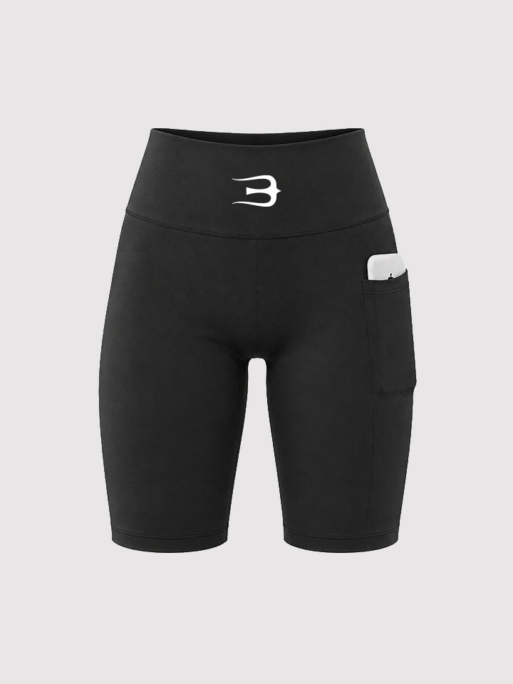 Bermuda Feminina - Active com Bolso Preta