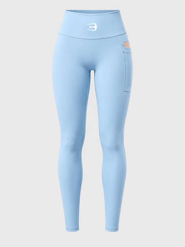 Legging Feminina - Active com Bolso Azul Serenity