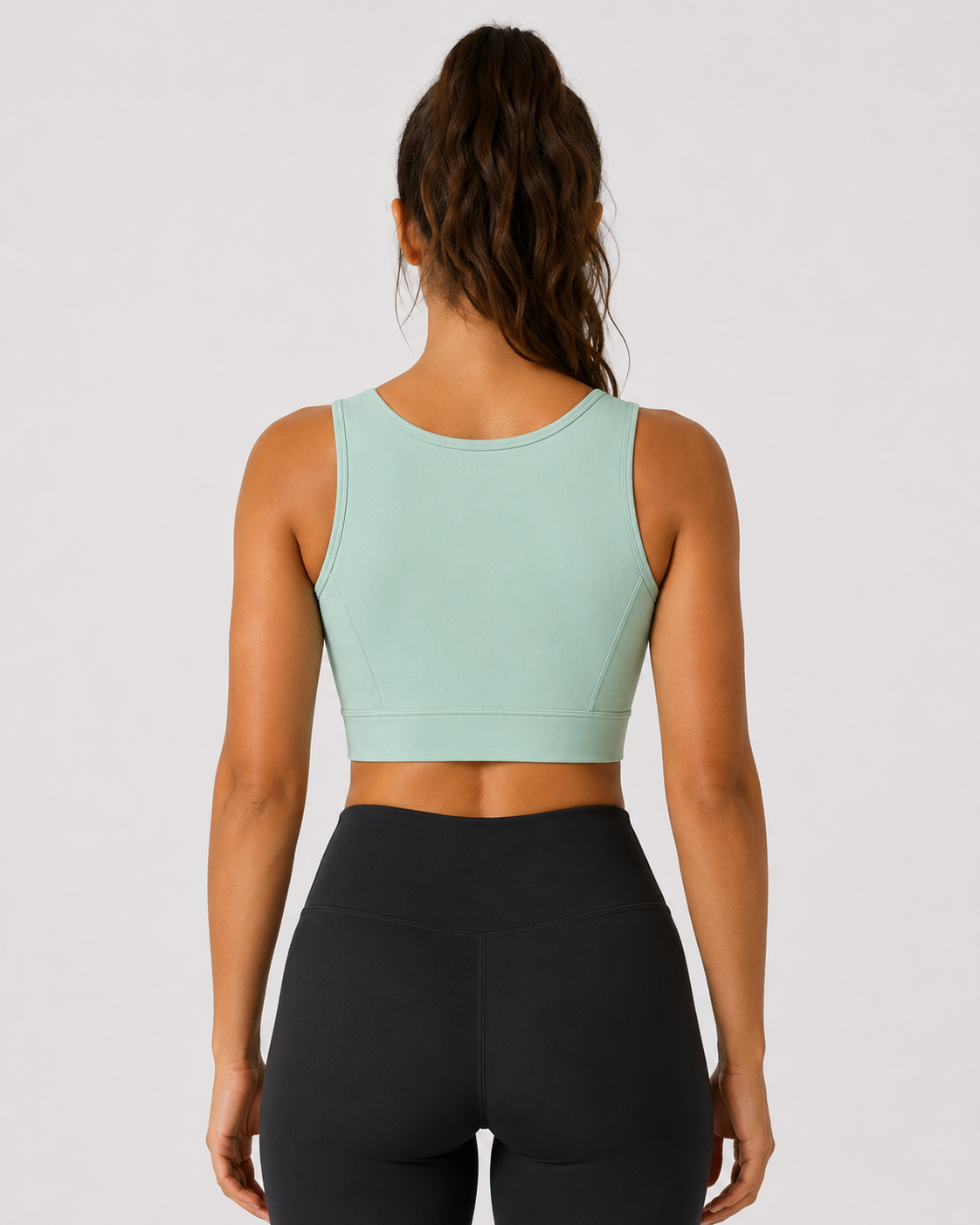 Top Nadador Feminino - Verde Matcha