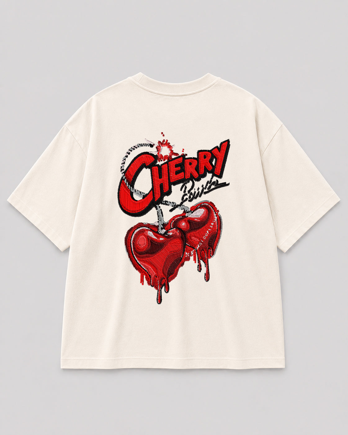 Oversized Feminina - Cherry Cupid