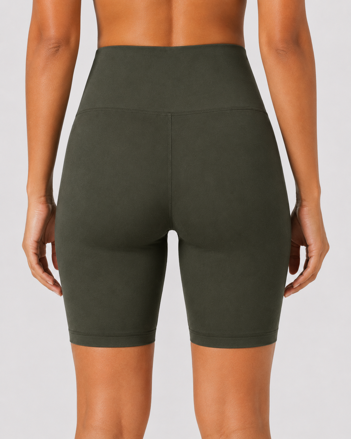 Shorts Feminino - Active com Bolso Verde Militar