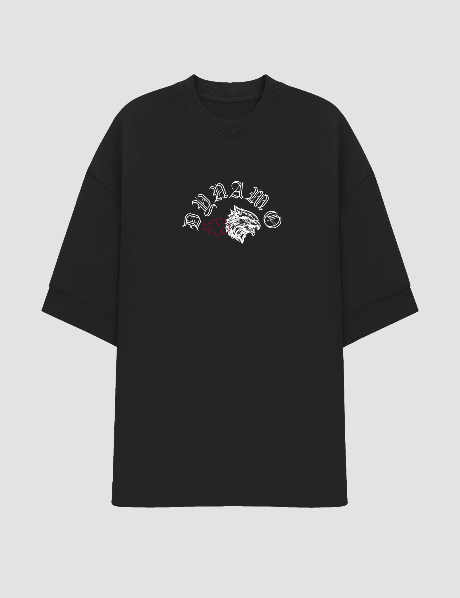 Camiseta Oversized Caminho da Dor preta - frente