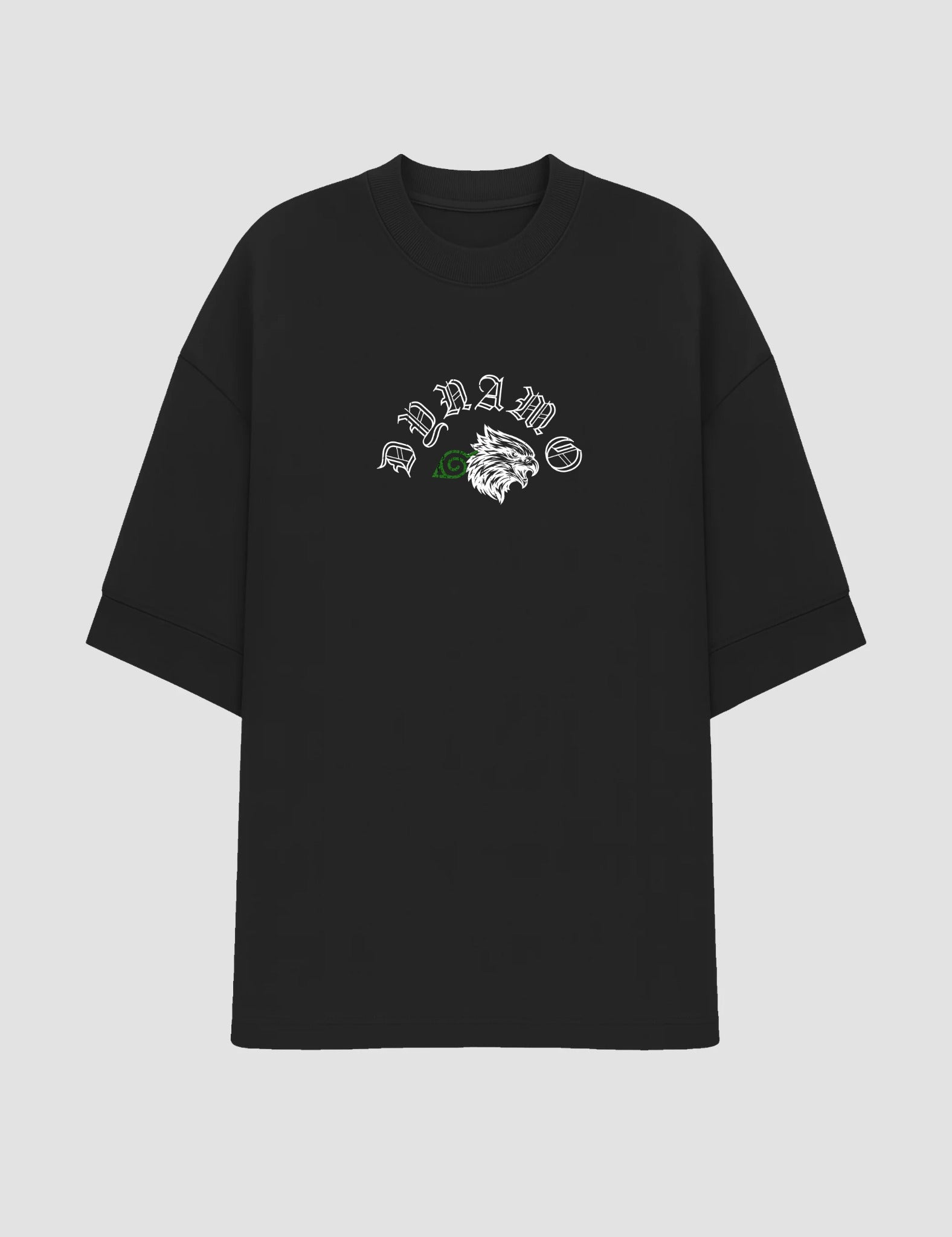 Camiseta Oversized Lâmina Oculta preta - frente